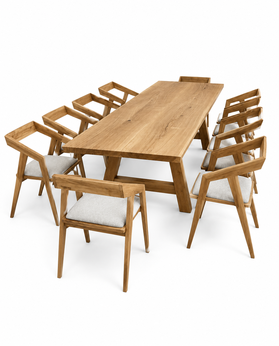 Clara Verlengbare Eettafel van Eiken | Massief Hout | S10 Home