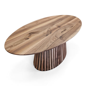 Erving Oval Walnut Table