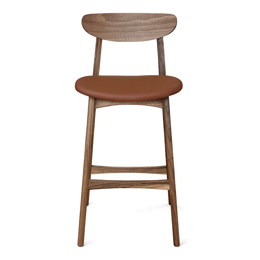 Eva Walnut Bar Stool | S10Home
