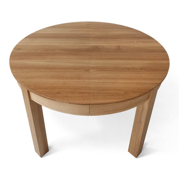 Charlotte Extendable Dining Table Self Storing Leaf