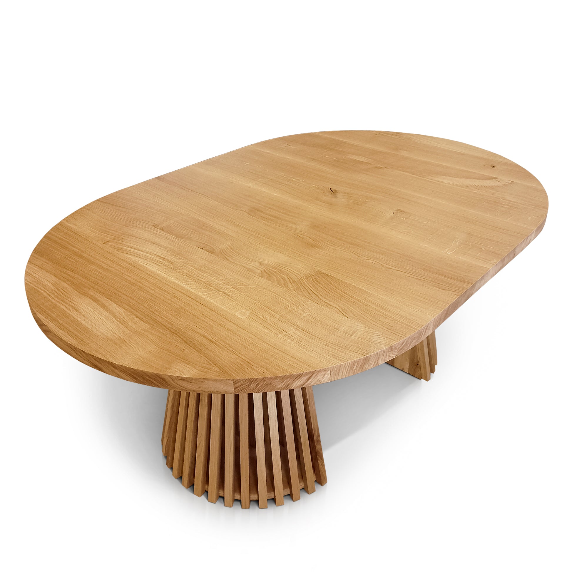 Vivien Round Oak Dining Table Extendable - S10Home