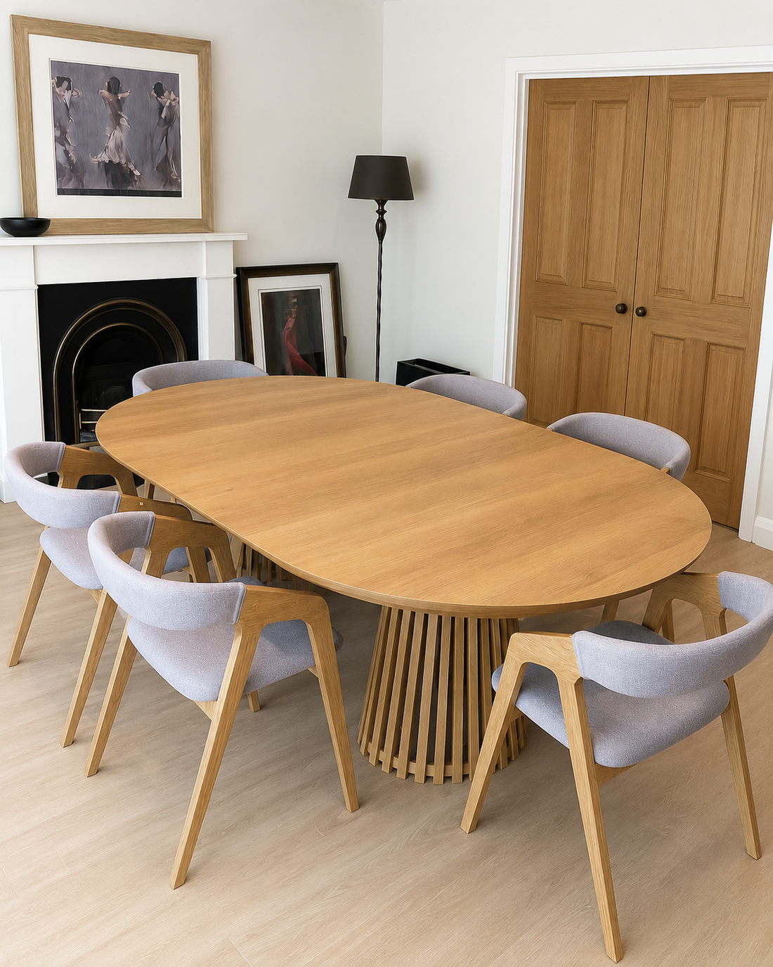 Vivien Verlengbare Rond Grenenhouten Eettafel | S10Home 