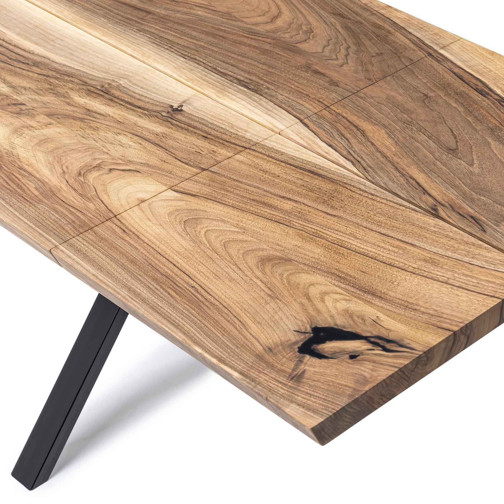 Eva Extendable Dining Table in Solid Walnut by S10Home