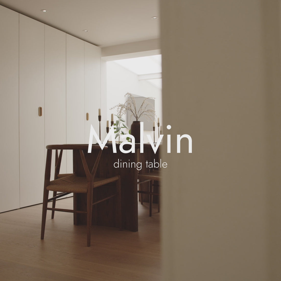 Malvin walnoot eettafel