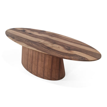 Tommy ovale walnoten tafel 
